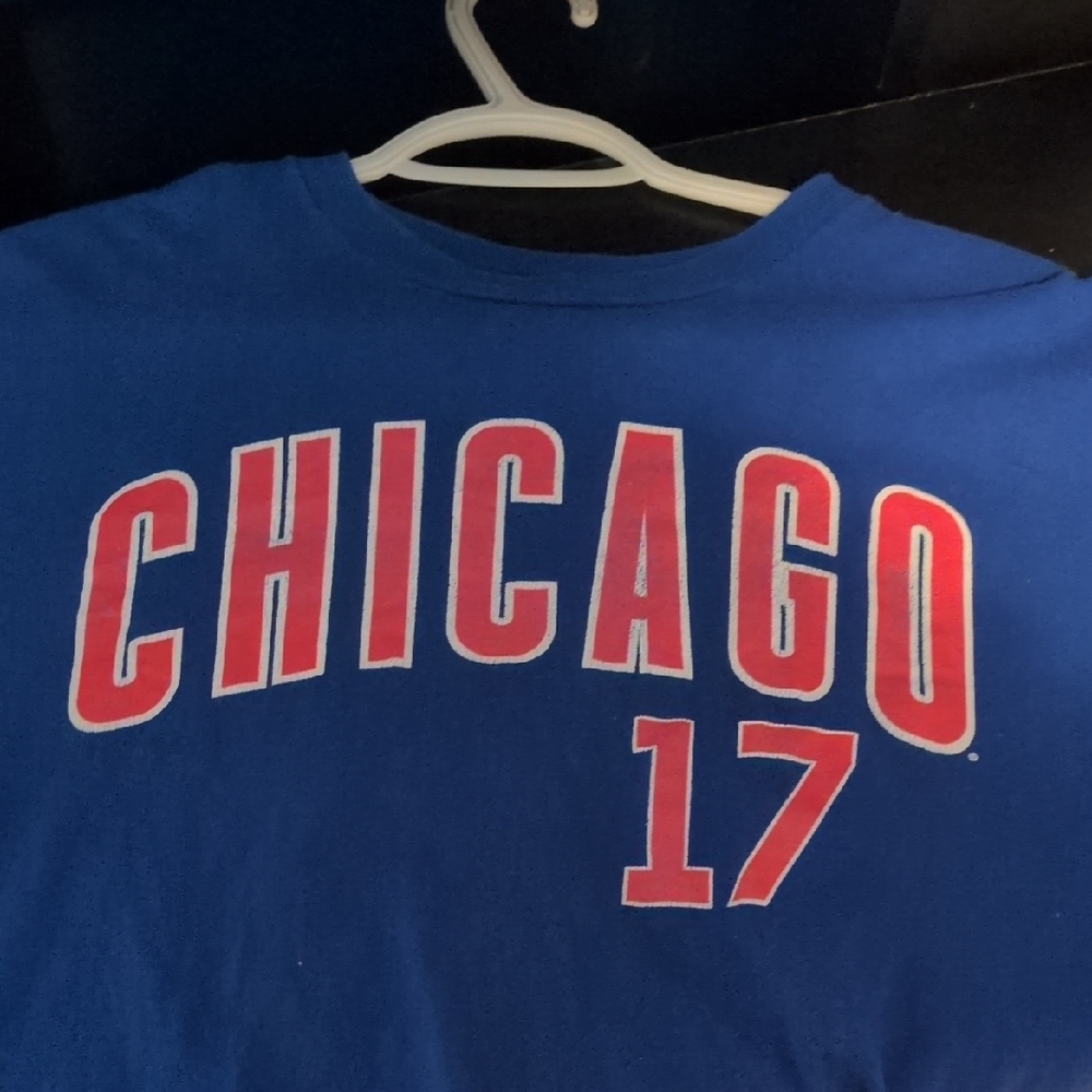 Genuine Merchandise Blue Tee with Red and White Accents